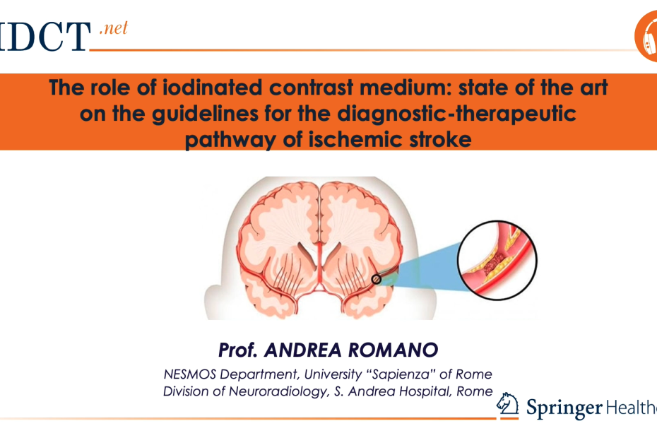 The role of iodinated contrast medium: state of the art on the guidelines for the diagnostic-therapeutic pathway of ischemic stroke